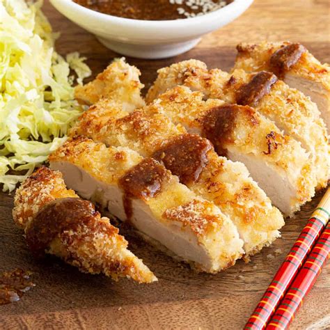 Easy Japanese Chicken Katsu Air Fried Chicken Breast Wandercooks