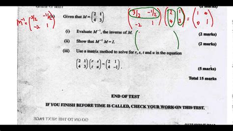 Csec Cxc Maths Past Paper 2 Question 11b May 2013 Exam Solutions Act