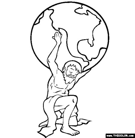 Atlas Holding Up The World Drawing At Getdrawings Free Download