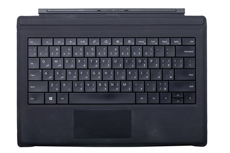 Keyboard Microsoft Surface Type Cover Pro 3 Black Qwerty Arabic Grade