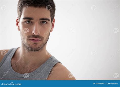 Cool Handsome Caucasian Man Stock Image Image Of Adult People 34866911