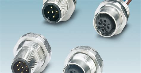 New Stainless Steel M12 Flush Type Plug Connectors