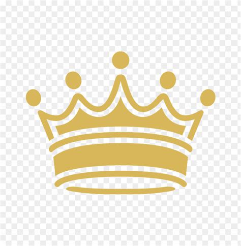 A Gold Crown On A Transparent Background