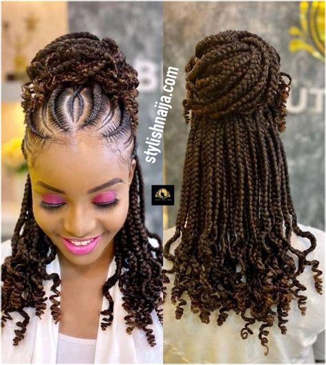 Amazing Box And Twisted Curly Braids Hairstyles You Should Try Out