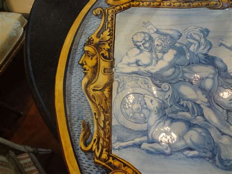 Large Antique French Faience Charger For Sale At Stdibs