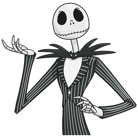 How To Draw Jack Skellington From The Nightmare Before Christmas In A