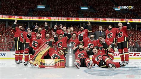 Nhl 16 Calgary Flames Stanley Cup Celebration Youtube