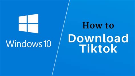 How To Download Tiktok In Laptop Windows 10 Youtube