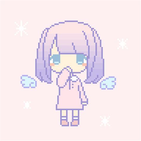 Little Pixel Angel Animated By Snowingloo On Deviantart