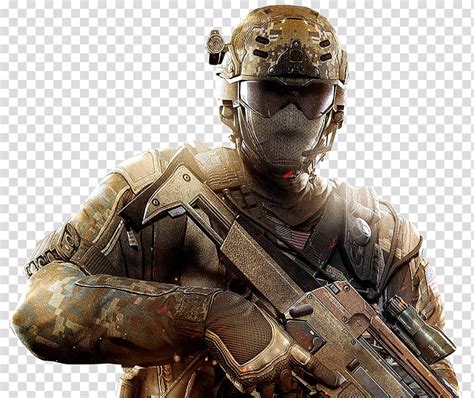 Call Of Duty Black Ops Ii Render Soldier Wearing Mask And Goggles