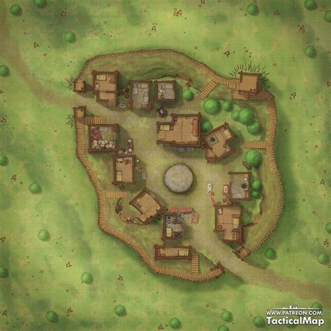 Trading Post 40x40 Battlemaps Fantasy City Map Dnd World Map
