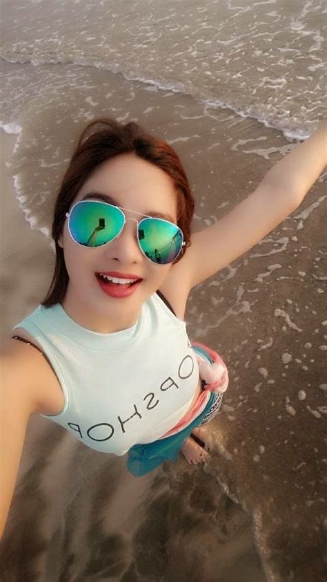 Myanmar Model Moe Yu San On The Beach Bikini Collection Shwecute