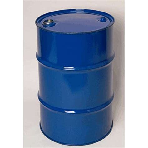 Baytec 30 Gal Closed Top Steel Drum Blue No Lining Tight Head Top
