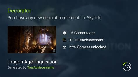 Decorator Achievement In Dragon Age Inquisition