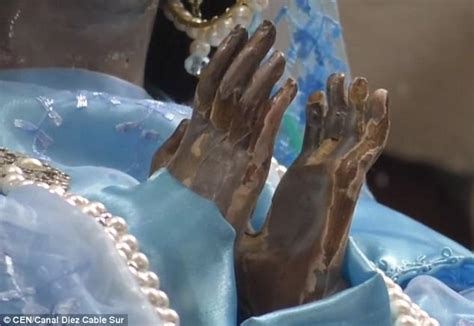 Virgin Mary Statue Started Crying After Earthquake Daily Mail Online