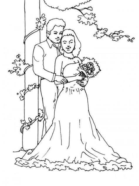 Desenhos De Casamento Para Colorir E Imprimir Colorironline
