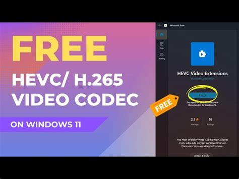 Hoe Gratis HEVC Codecs Installeren Op Windows 11 Voor H 265 Video