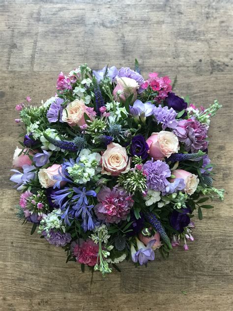 Funeral Posy Arrangement Flowers Rebecca Marsala Flowers