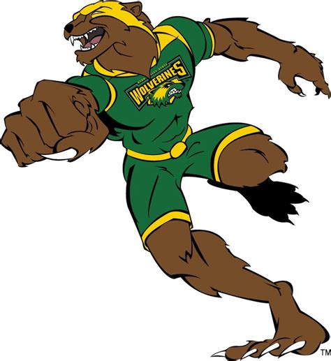 Mascot Wolverines Logo