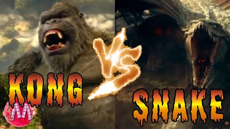 King Kong Vs Flying Snakes Kong Vs Dragones Voladores Warbat Youtube
