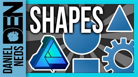 How to use Shapes In Affinity Designer (Beginners) - YouTube