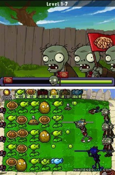 Plants Vs Zombies Dsiware Screenshots