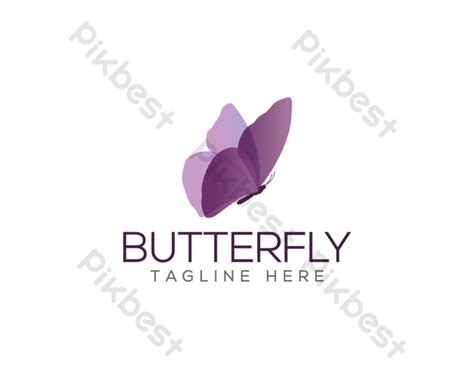 Luxury Butterfly Logo Design Simple And Minimalist Vector Illustration
