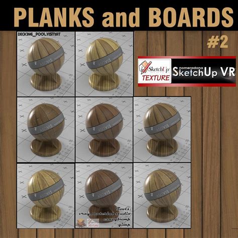 Vismat Vray For Sketchup Plank Boards2