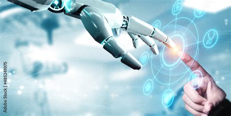 Robot Hand Ai Artificial Intelligence Assistance For Medical Healthcare