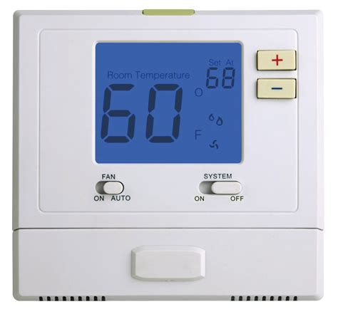 Heating And Air Conditioning Thermostats Battery Operated