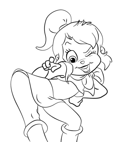 Chipettes Chipwrecked Coloring Pages