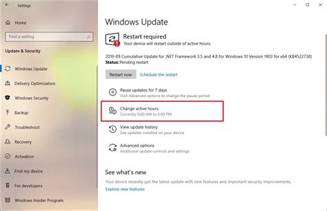 How To Configure Windows 10 Active Hours To Avoid Sudden Restarts