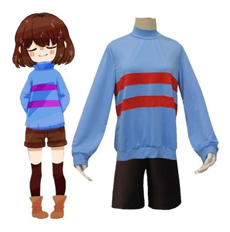 Undertale Disfraz Cosplay Frisk Cos Juego De Disfraces Perso Meses