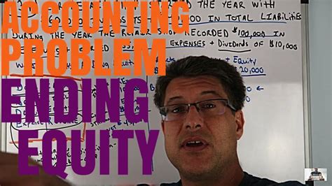 Accounting Problem Solved What Is The Ending Equity Accounting For