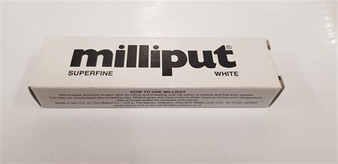 Milliput Superfine White 2 Part Epoxy Putty Mpt Superfine