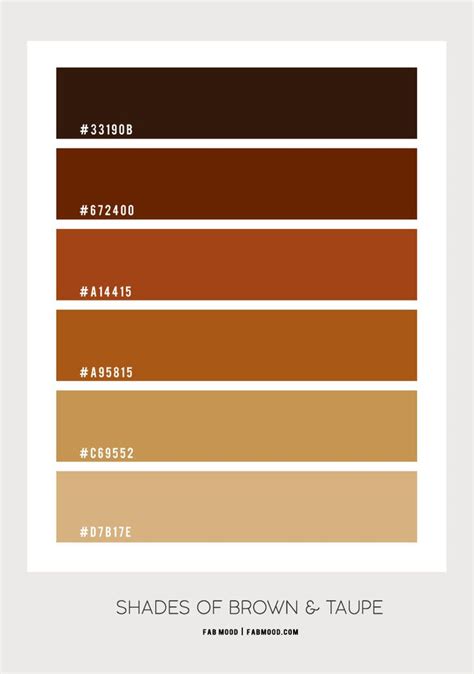 Shades Of Brown Colour Palette Colour Palette 113 Brown Color Palette Bedroom Colour