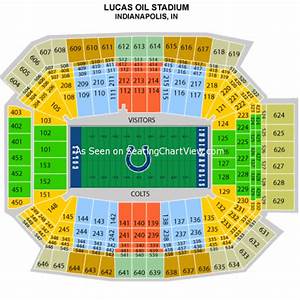 Lucas Oil Stadium Indianapolis In Seating Chart View