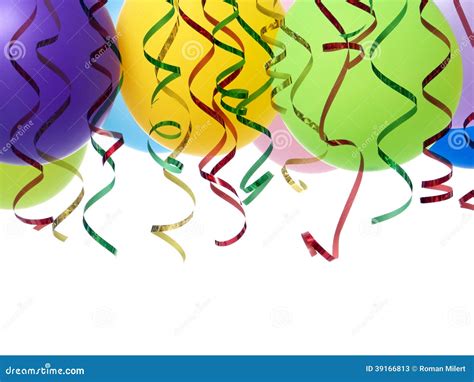 Party Balloons And Streamers Stock Photo Image 39166813