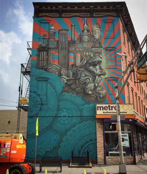 mural by beau stanton at 266 newark avenue in jersey city usa 2017 street art street