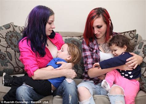 Connecticut Mums Who Met On Facebook Breastfeed EACH OTHER S Babies And