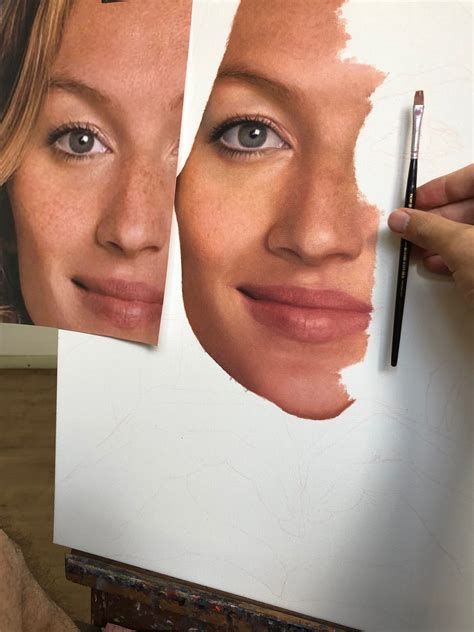 Oil Painting On Canvas Hyper Realistic Fabiano Millani