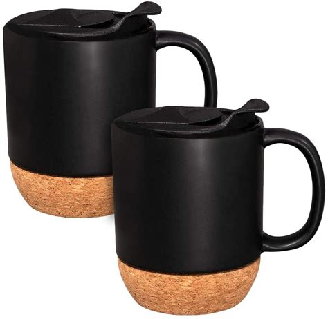 Ceramic Coffee Cup With Lid Ceramic Travel Mug Reusable Coffee Cup
