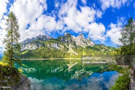Gosausee With Dachstein View European Alps High Res Stock Photo Getty