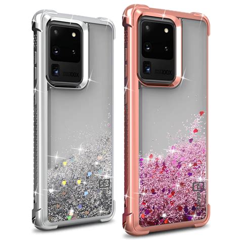 Coveron Samsung Galaxy S20 Plus Ultra Liquid Glitter Phone Case