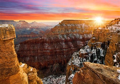Grand Canyon Winter Sunrise I Love The Grand Canyon No W Flickr