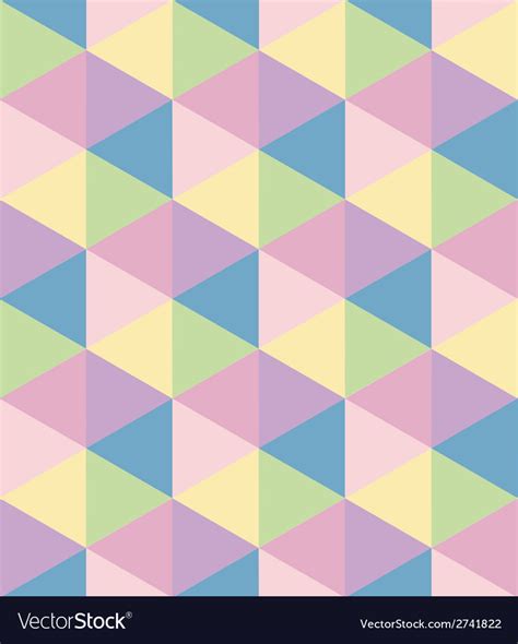 Seamless Triangle Pattern Background Texture Vector Image