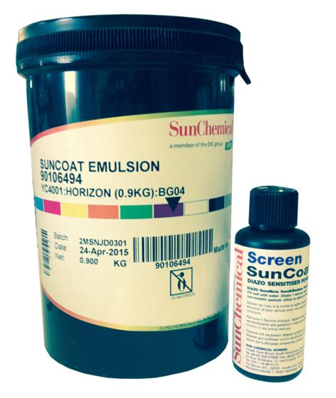 An emulsion may look like a single liquid, but it's made up of particles of one liquid distributed throughout another liquid. Diazo emulsion for screen printing Coatazol 4001