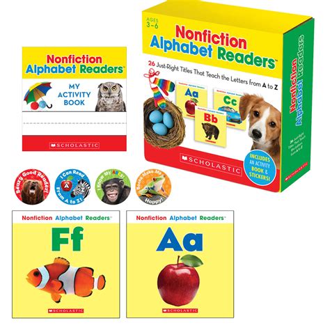 Nonfiction Alphabet Readers 26 Books Set Играландия интернет