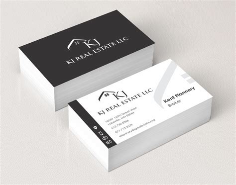 With a great business card design and to learn more about growing your real estate business, check out these real estate marketing ideas next. create a logo for a commercial real estate brokerage- open to creative ideas | Business card contest