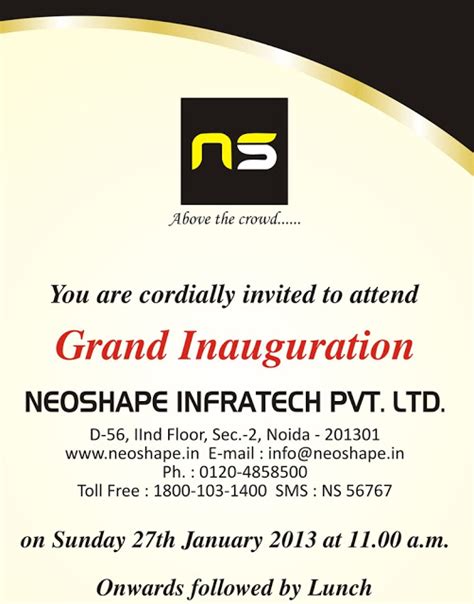 Grand Inauguration Of NEO SHAPE INFRATECH PVT LTD Dwarka Parichay